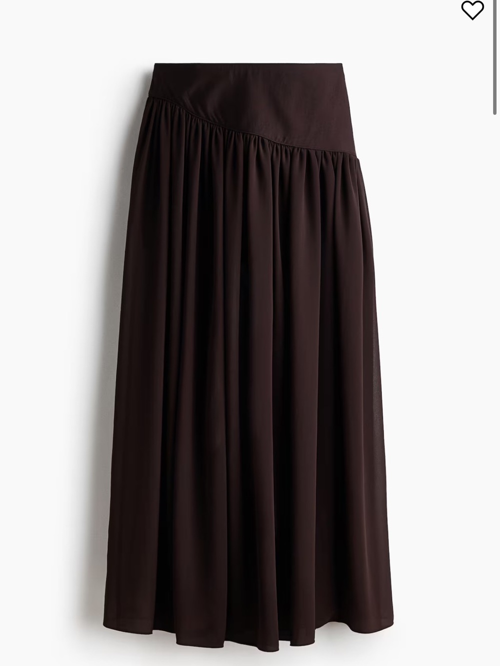 H&M Chiffon Maxi Skirt